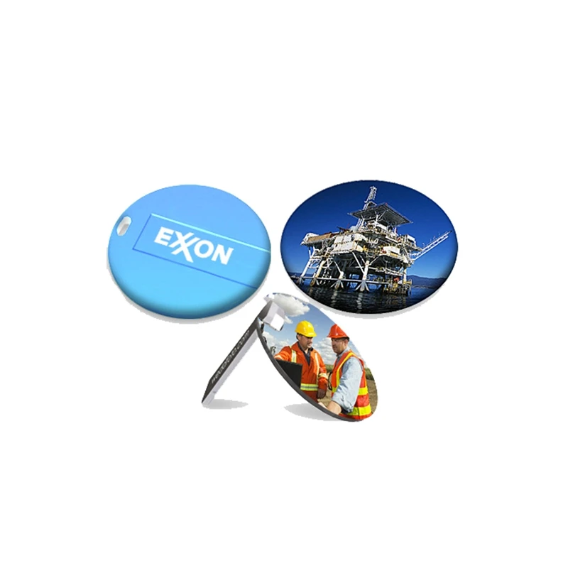 Fillinlight Round Name Card Shape USB Flash Drive Coin Bargaining Chip Round Name Card USB Flash Drive