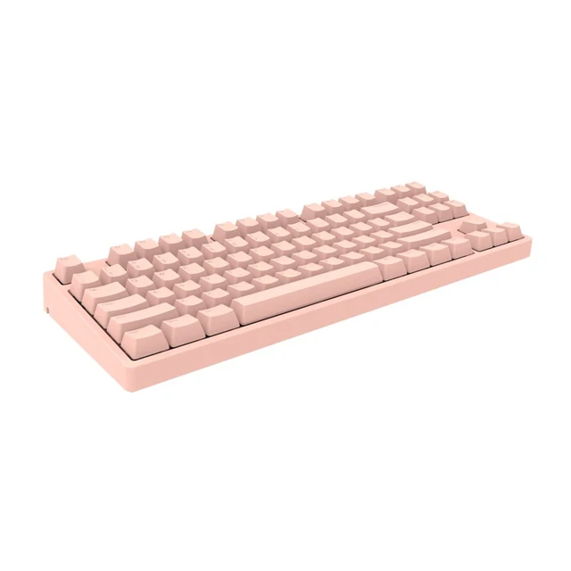 IKBC C200 Mechanical keyboard 87 key backlight laptop portable Mute Pink super-thin hot sale in stock