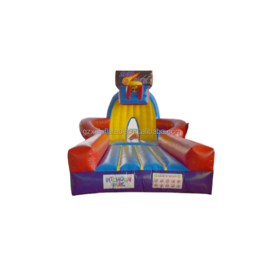 Commercial Grade Juegos Inflables Sports Inflatable Slam Dunk Basketball Party Interactive Games