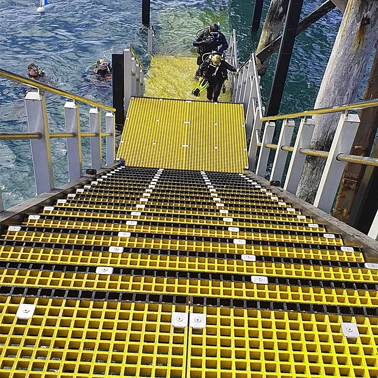 FRP решетчатая платформа для