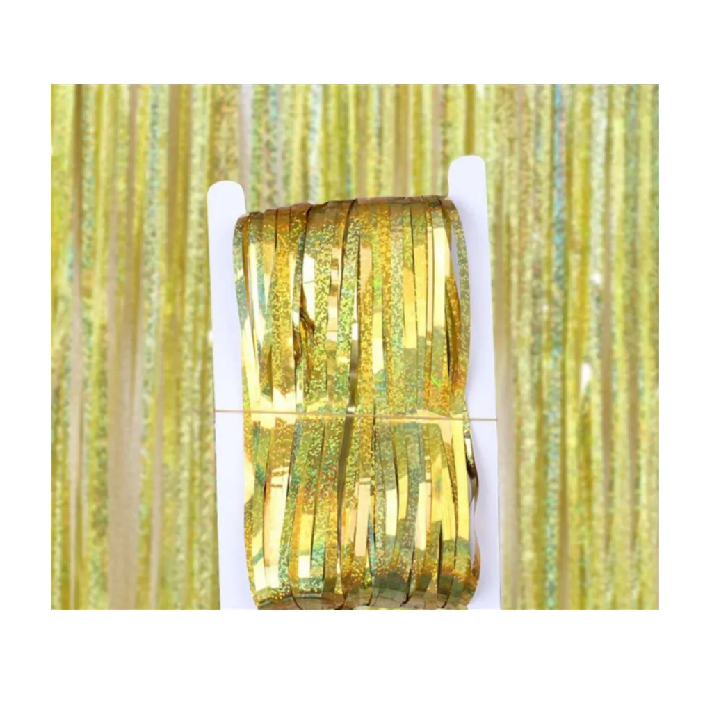 Manufacturers laser rain curtain 1 * 2m birthday party decoration party wedding room arrangement rain curtain