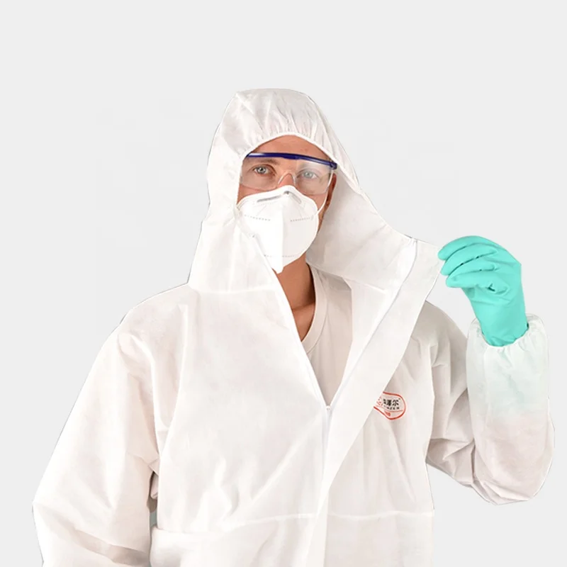 Disinfect Biosecurity Suite For Men Insolate Industrial Suit Laminate Coverall Hazmat Suit Hazmatsuit
