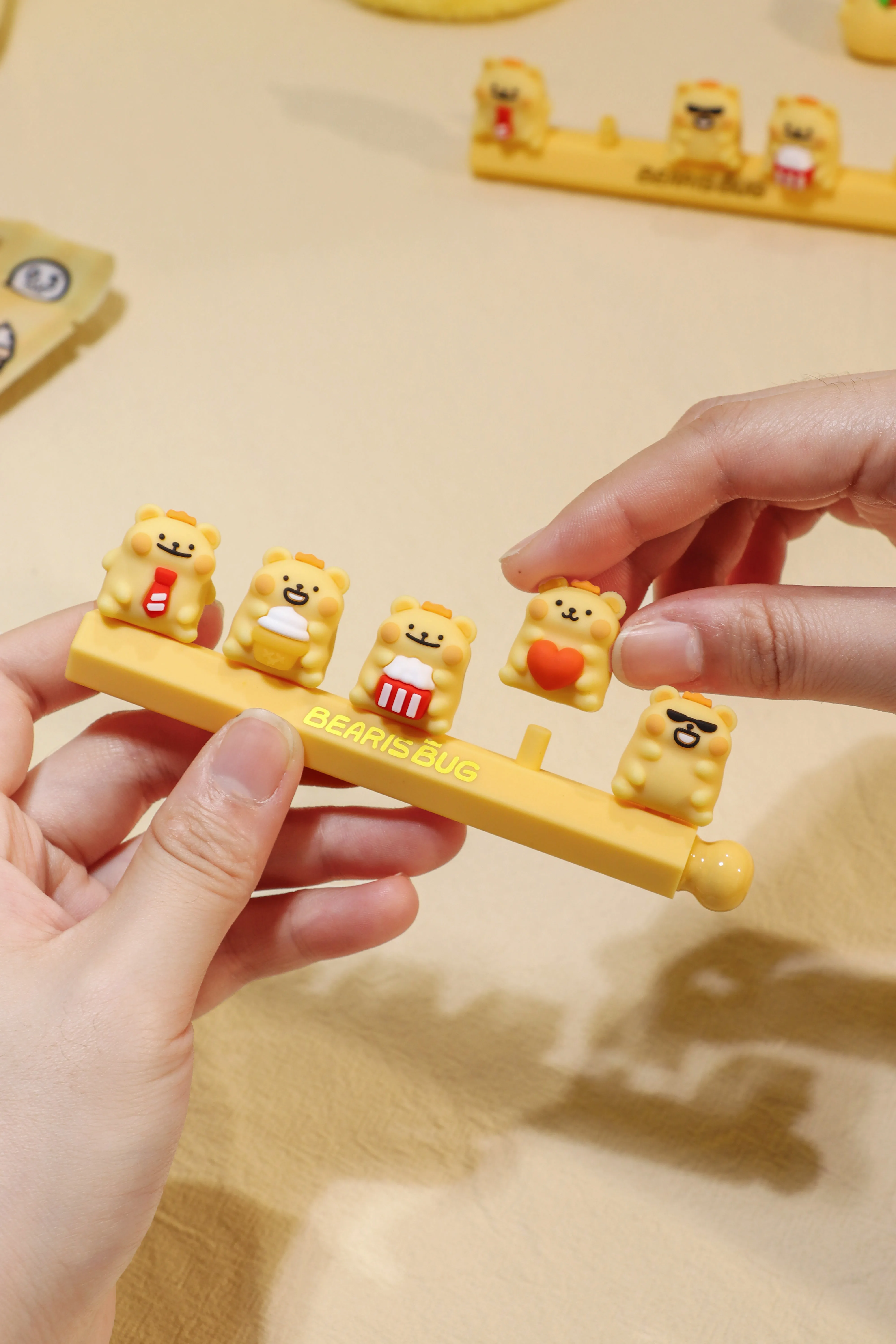 KUKI Kawaii Cute Cartoon Pink Color Pens Girl decoration pen Gel Pen for Girls School Supplies Learning Stationery