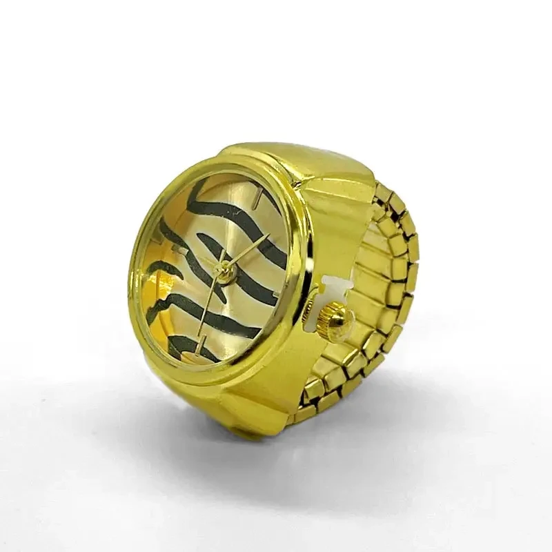 Free Size Luxury Rings Quartz Watches Men Women Couple Ring Watch Ladies Fashion Clock relojes