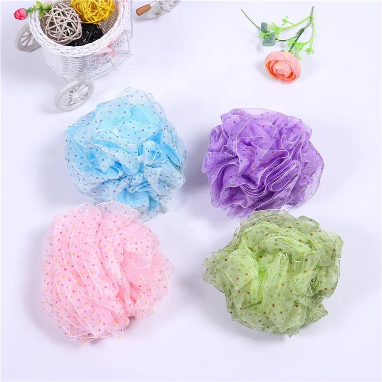 2022 оптовая продажа, роскошная Мягкая сетчатая душевая губка для ванны