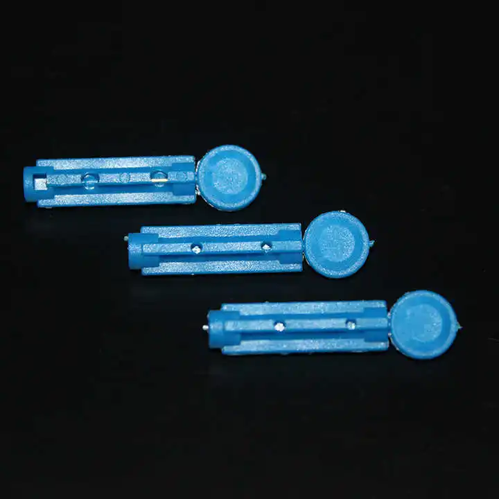 Manufacturers Disposable Sterile Round Plastic Handle Twist Type 23g 28g Device Blood Needle Lancets making machine