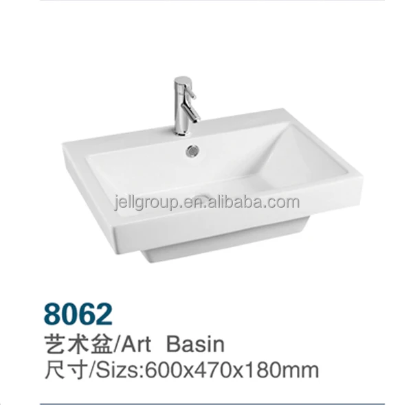 sanitary ware rectangular hand wash bathroom sink ceramic wash basin