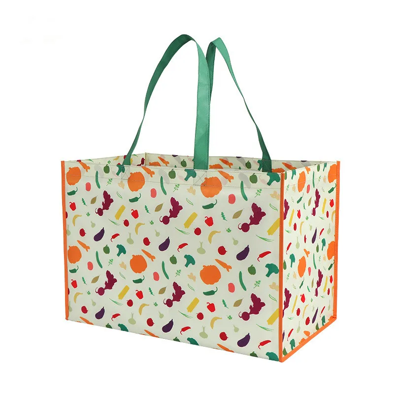 Reusable Eco Friendly Non Woven Shopping Bag Non-woven Fabric customized sublimation print tote Bag with Logo