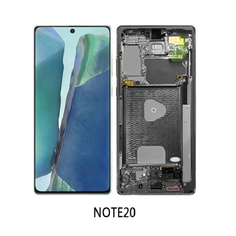 ЖК-дисплей с рамкой для Samsung Note 3 4 5 8 9 10 10Plus
