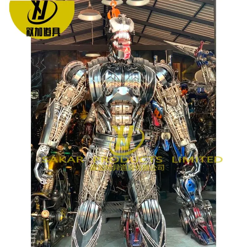 Park Modern Mirror Polished Metal Stainless Steel Arc Water Fountain Statue Sculpture