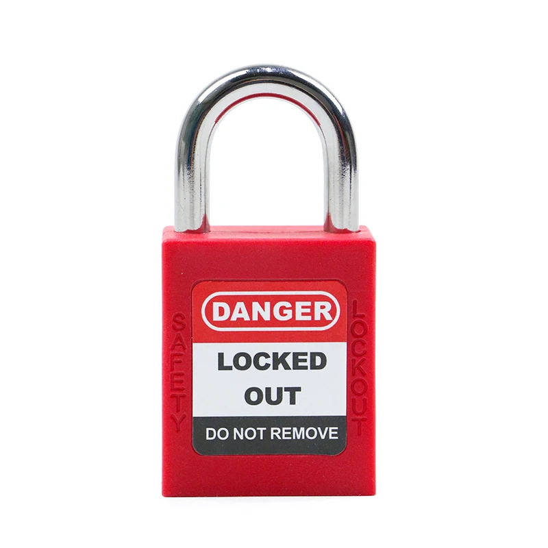 Lockey Good Quality Steel Short Shackle Safety 25mm Padlock Pad Lock