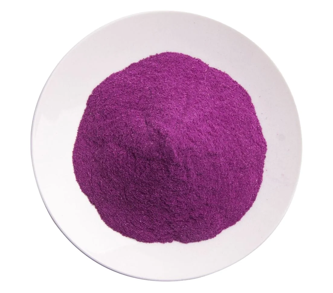 
freeze dried product powder healthy sweet crisps snacks dehydrated fruit freeze dried purple potato 