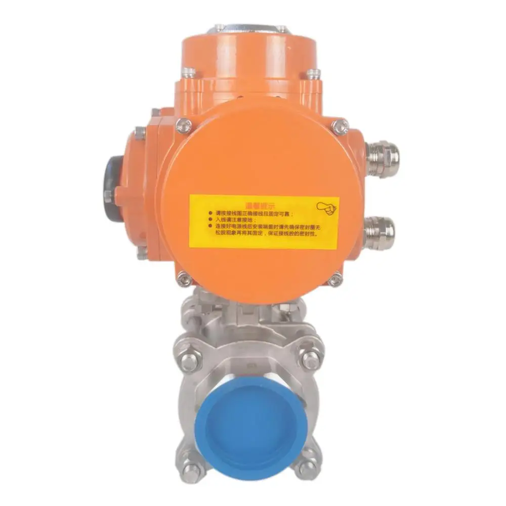 Automatic Ball Valve Stainless Steel Female Thread Motorized 4 Inch Valve Automation Electric Actuator