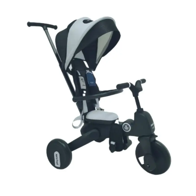 
High quality 7 in 1 multifunctional kid tricycle with back and stroller two-way push reversing cheap kids bike tricycle 