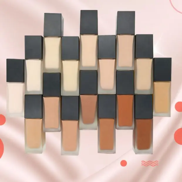 Best seller full coverage foundation vegan face liquid foundation dark skin private label