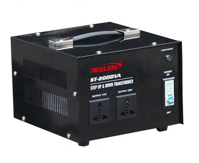 Шаг вверх и вниз трансформатор 220V до 110V 2000VA IP21 защитного типа