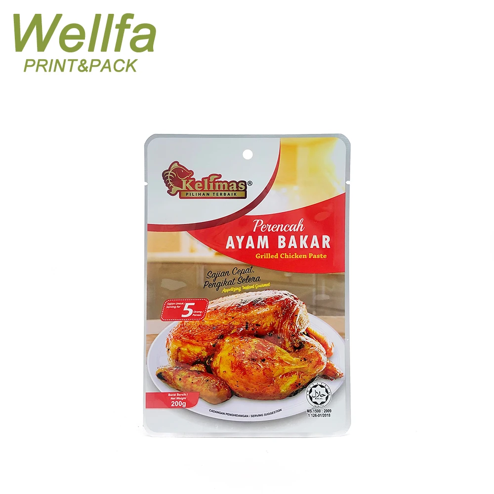 Высокотемпературный 121 Поставщик упаковочных ретортных пакетов. Жаростойкий стоячий алюминиевый ретортный мешок.