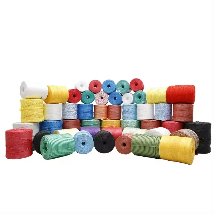 Tomato Twine Banana Twine Greenhouse Application PP Split Film Plastic Baler Twine Customized Length