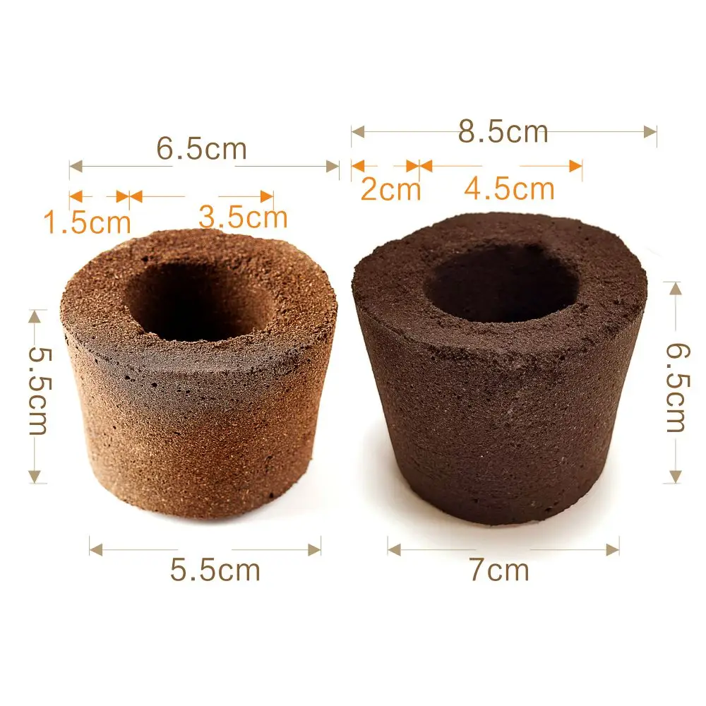 Indoor Plant Pods Soilless Hydroponics Smart Soil Grow Sponges Plugs Coco Peats Block For Planting Seedling Basket