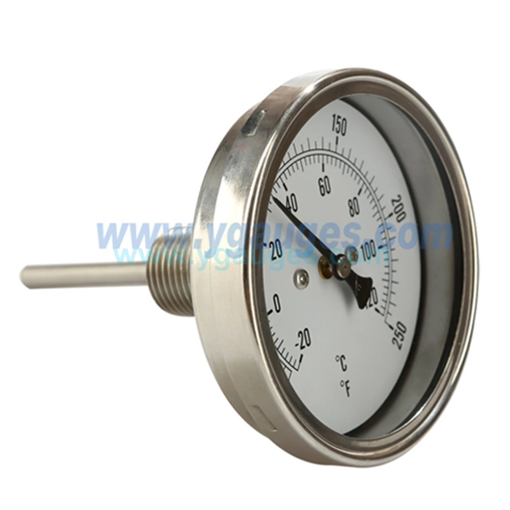 All stainless Steel Oven bimetal thermometer