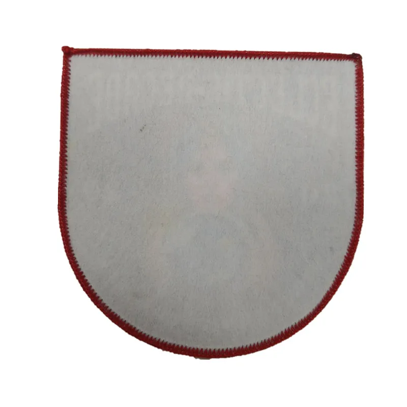 Heat Transfer Printed Merrow Border Custom brand  logo Garment Dye Sublimation Patches