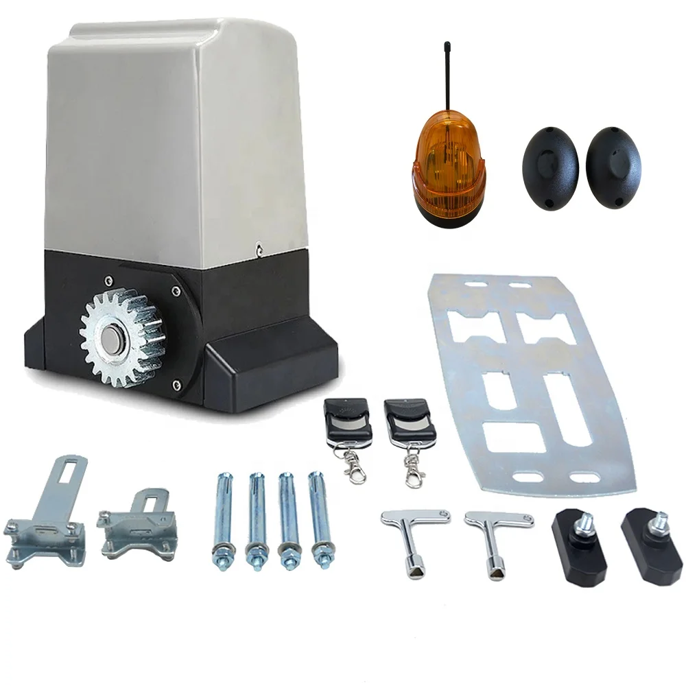 Support Wifi Bluetooth Camera AC 2000KG Electric Motor Manufacturer Automatic Sliding Gate Opener Kit