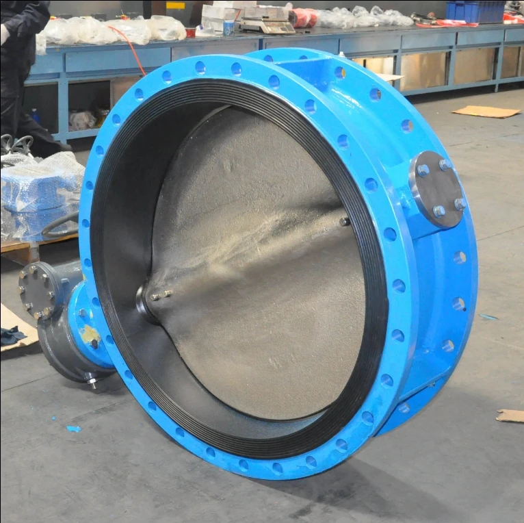 DIN BS ANSI Factory-Produced Manual Pneumatic Electric Hydraulic Flange Butterfly Valve for Industrial Use for Water and Oil