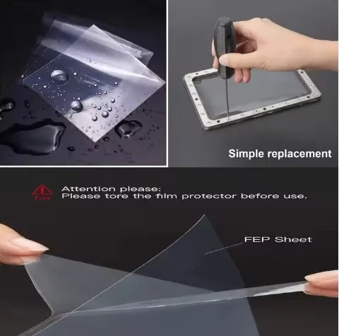 LongTai  3D Printer 95% High Transmittance high quality Nfep Film 0.127*200*260mm Sheet
