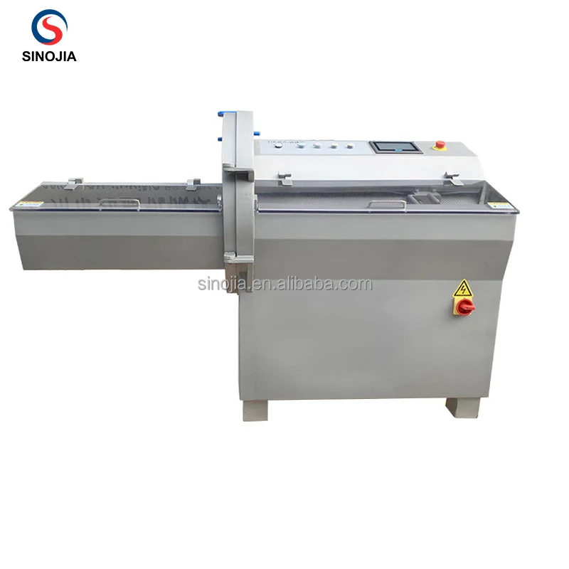 Made in China Frozen Meat Chopping Slicing Machine / Bacon Cutting Machine For Pork Beef Lamb