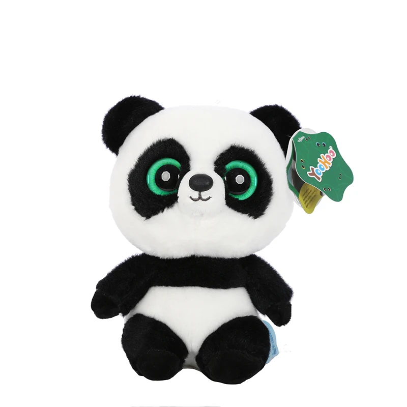 Wholesale China stuffed animals plush toys big eyes jungle wild animal fox goat sloth owl doll