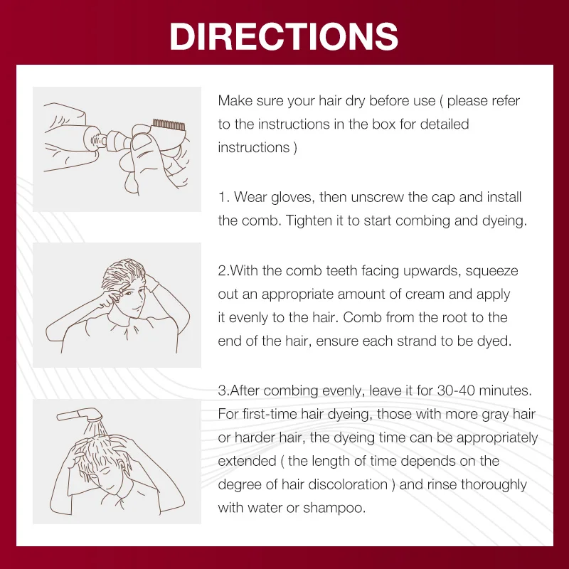 Karseell Maca Best Hair Color Cream 6-IN-1 Chestnut Brown Hair Color Cream For Professional Salon Use