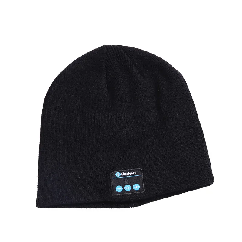 
2021 Wholesale Custom Embroidered Beanie Bluetooth Headphones Music Knitted Plain Women Winter Hats For Adults Manufacturer 