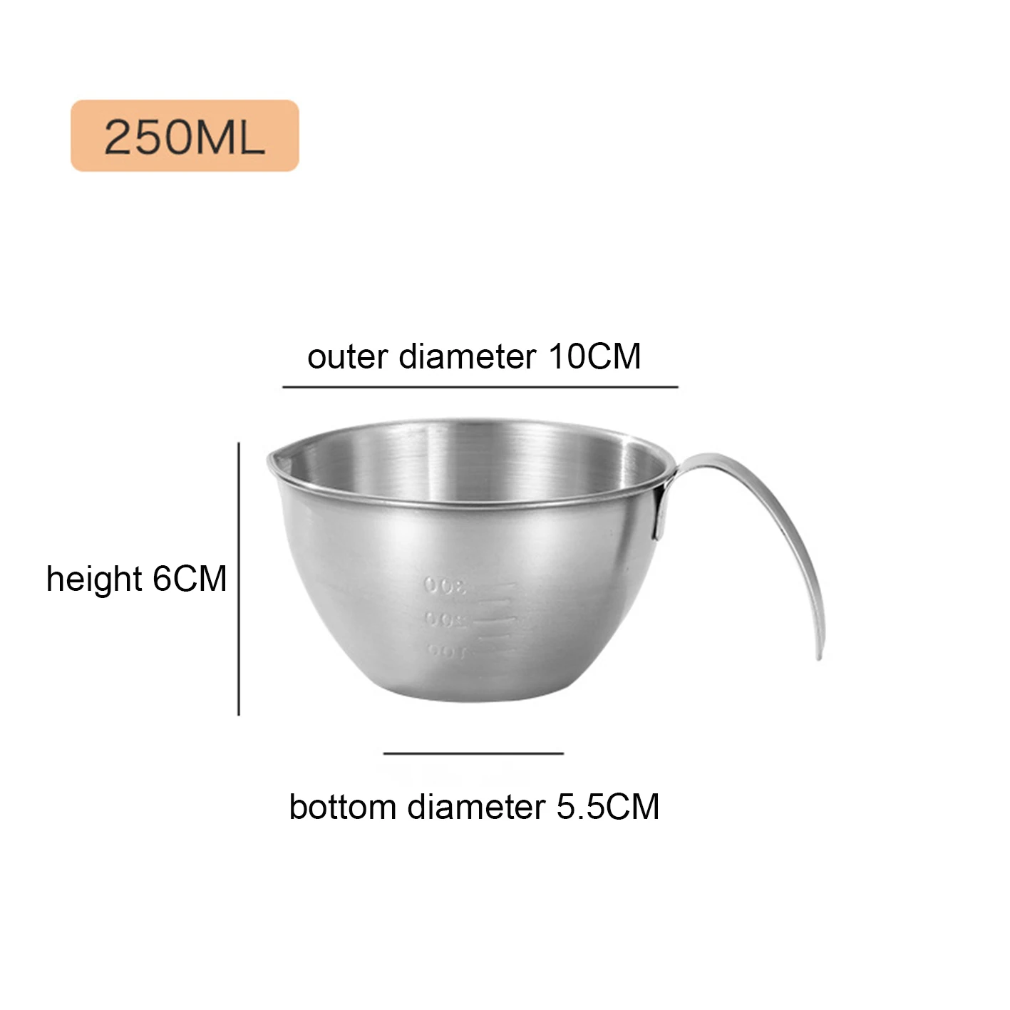 The Salad Bowl smartly designed pouring spout allows for easy and controlled pouring minimizing spills and mess