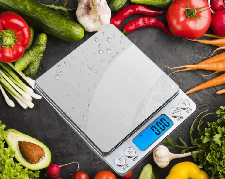 Digital Kitchen Scale 500g/0.01g Mini Pocket Jewelry Scale Multi function Cooking Food Scale