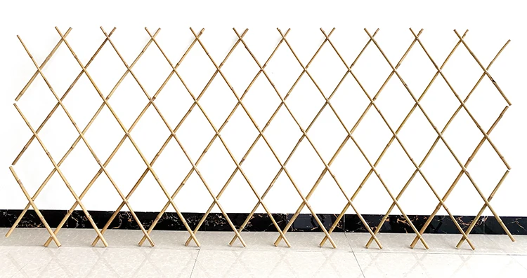 Дешевые искусственные бамбуковые ограждения панели забор Натуральный Бамбуковый шпалер