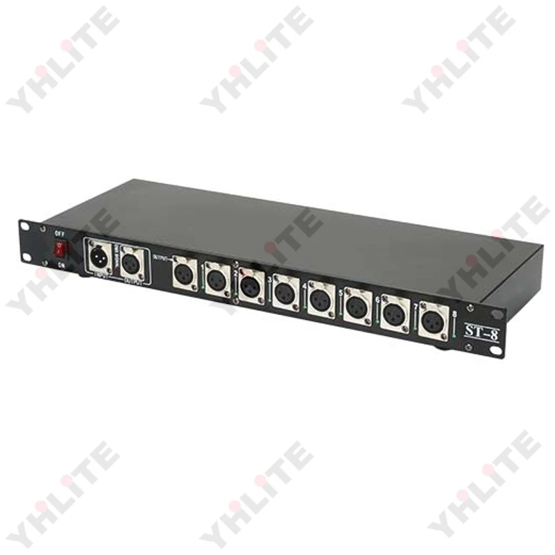 Сценический свет DMX512 усилитель сигнала 8-канальный сетевой видеорегистратор фотоэлектрический изоляции оптический усилитель сигнала