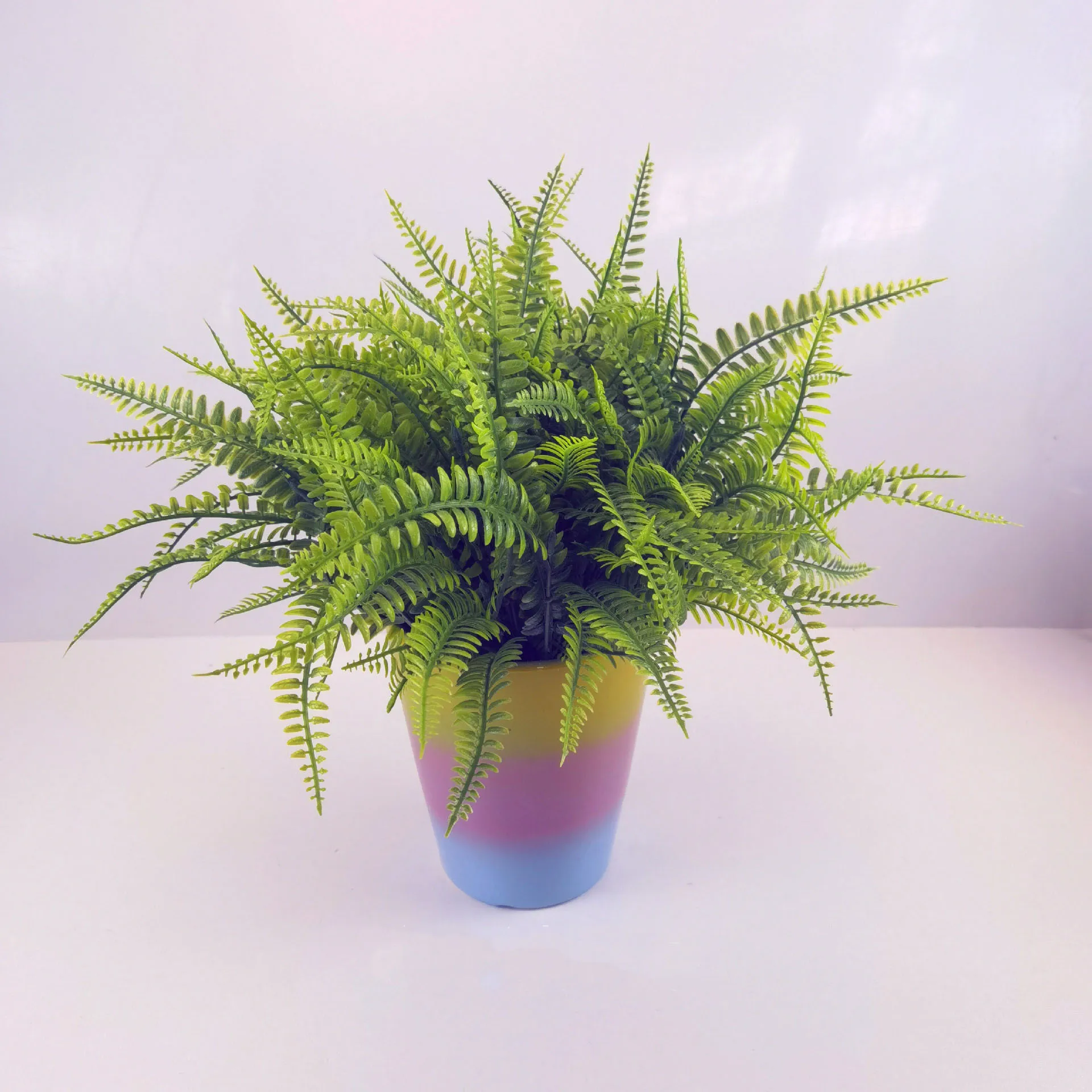 Artificial plants aquatic plant 41cm plastic fern leaves branches factory wholesale price cheap price plants