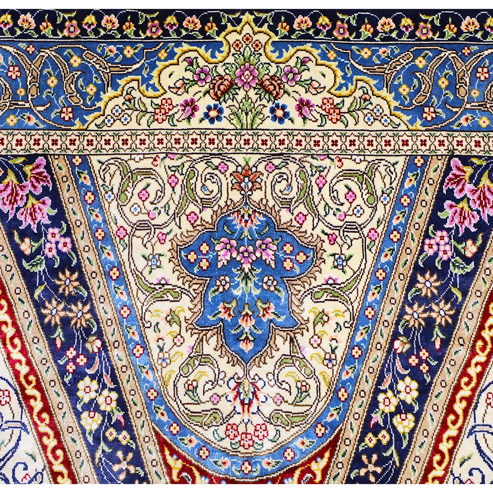 Yuxiang 3x5ft  Small Size Handmade Persian Area Rug  Floral Design Nanyang Carpet New Carpet Design