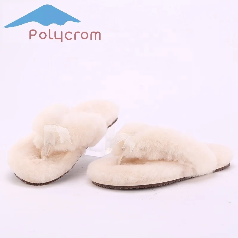 
Thermal Anti-Slippery Sole Women Slippers Sheepskin Slippers Soft And Warm Winter Indoor Shoes 