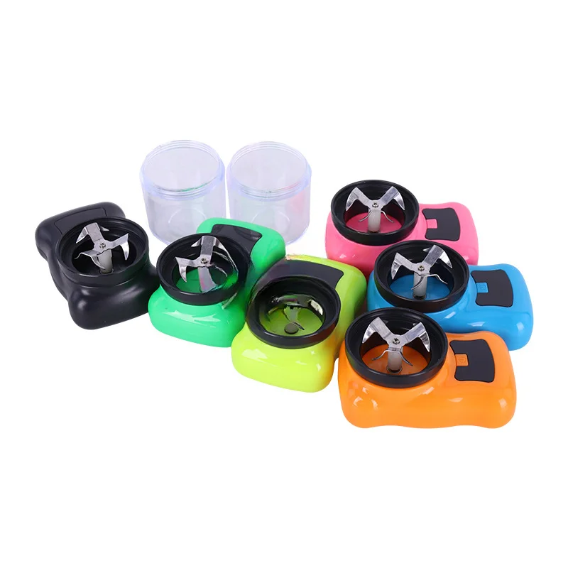 Wholesale Multi color Portable USB Charging Automatic Herbal Dry Herb Crusher Electric Herb Grinder