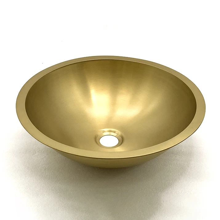 Designs Modern Hand washing Sink Wash Basin SS Gold Bath Sink