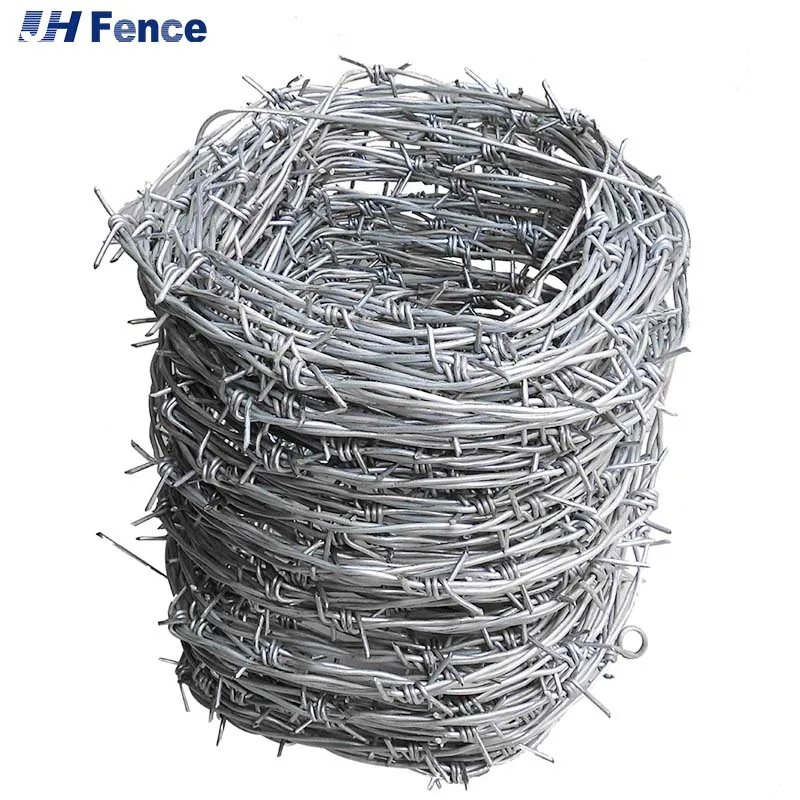 3kgs -50kgs 50 kgs 500 meters 1000 meters cheap Farm Hot dipped galvanized fence barbed wire mesh length price per roll for sale