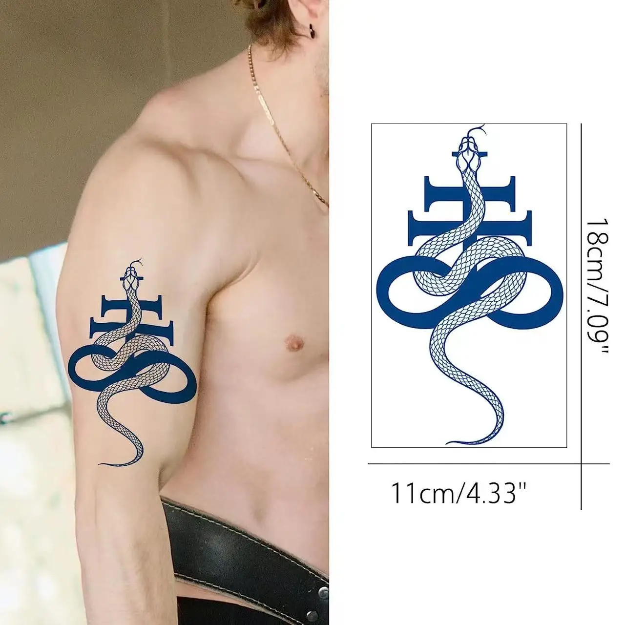 2023 The popular Semi-Permanent Tattoo Sticker Waterproof and Long-Lasting 1-2 Weeks