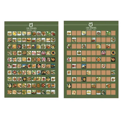 Print Cheap Poster Custom 100 movies Scratch Off Poster Scratch Off World Map Poster with Tube