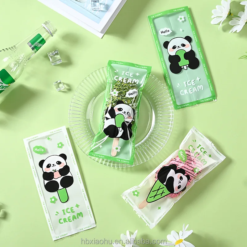 Wholesale handmade ice cream bag exquisite pattern machine seal thickening Popsicle packaging ice cream sorbet bag is in stock
