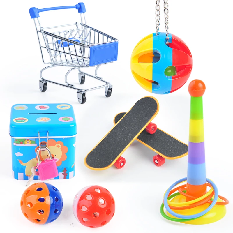 New Bird Toy Parrot Combination Set Training Interactive Education Pet