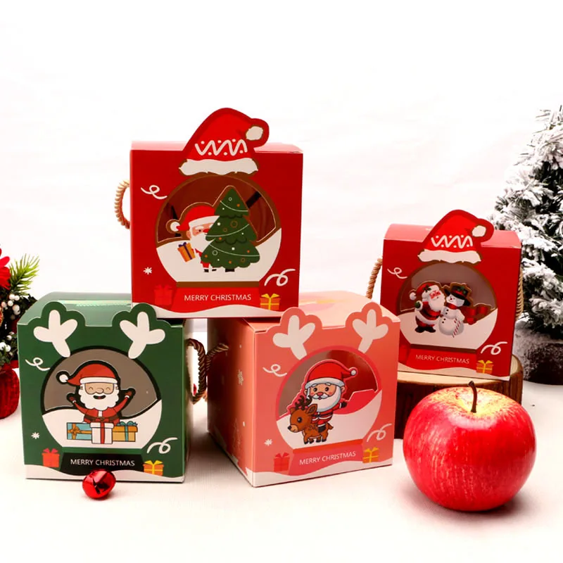 Christmas Apple gift box Holy Fruit Candy Gift Box New Year cake box