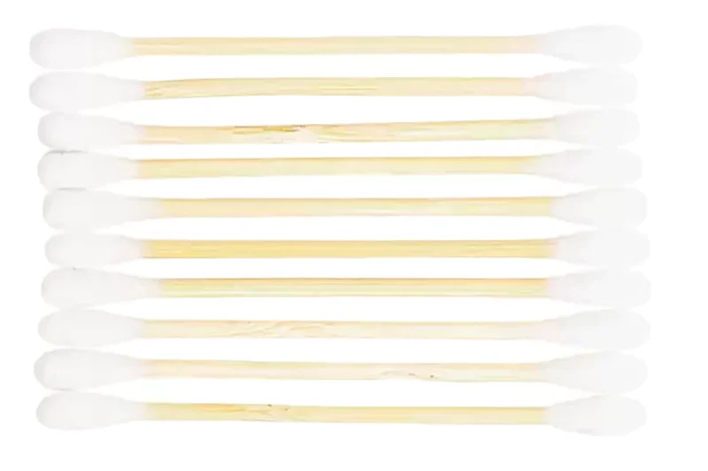 Fuzelong Medical Cotton Bud Sterile Double-ended Wooden Stick Cotton Bud Swab