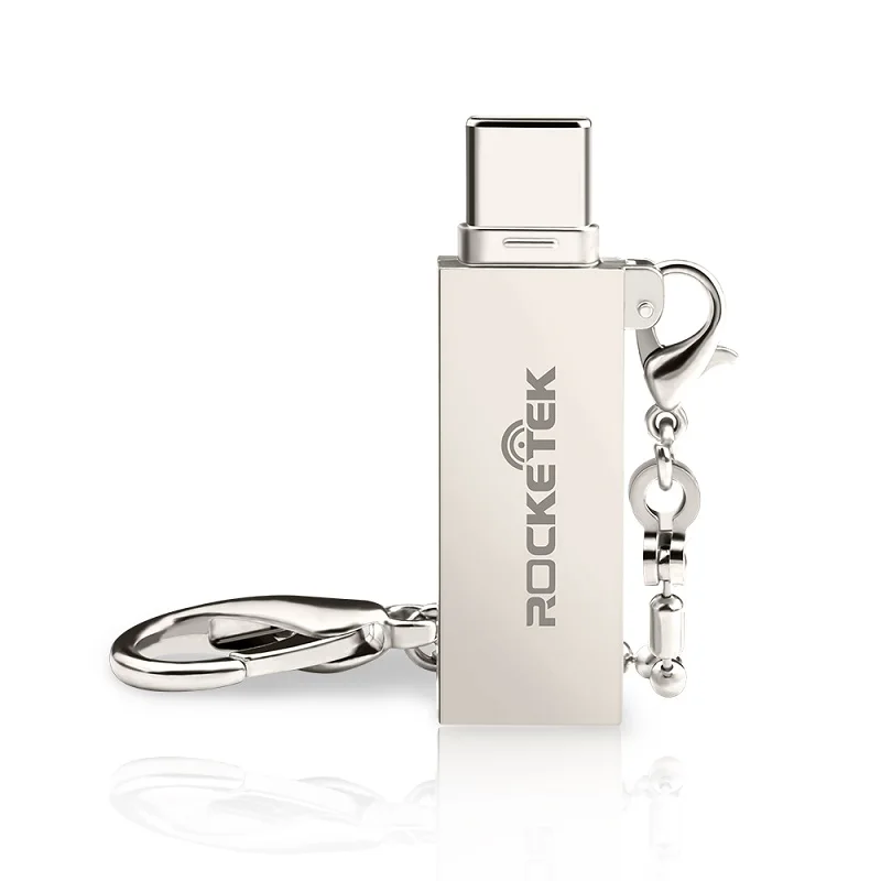 Rocketek завод Металл Мобильный телефон читатель USB 2,0 тип-c смарт-кард-ридер