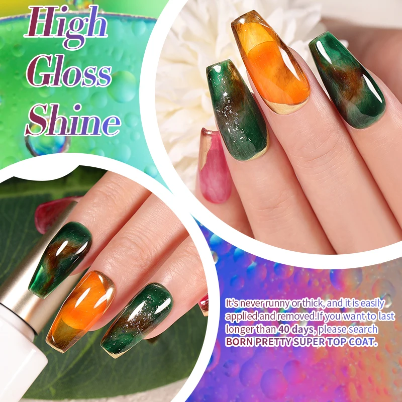 BORN PRETTY New 74 Colors Jelly Nude Translucent Gel Polish Collection Set Non Toxic Vegan Odorless Gel Nails Polish Uv Gel Kit